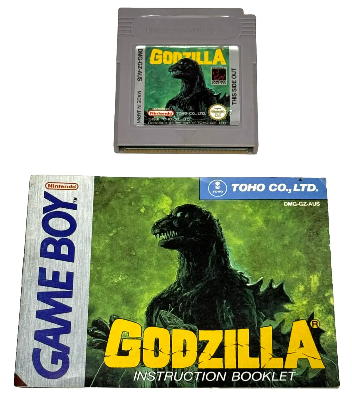 Godzilla Nintendo Gameboy *Cartridge & Manual* (Preowned) 1