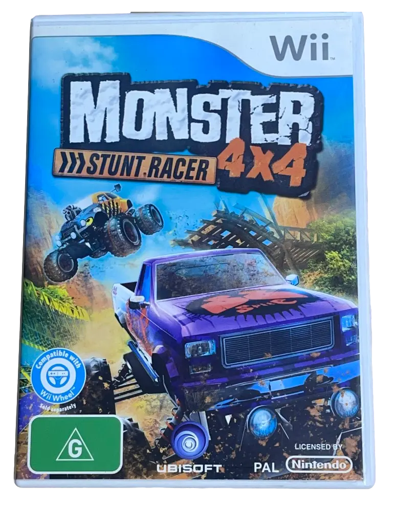 Monster 4X4 Stunt Racer Nintendo Wii Pal *Complete*  (Preowned) 1