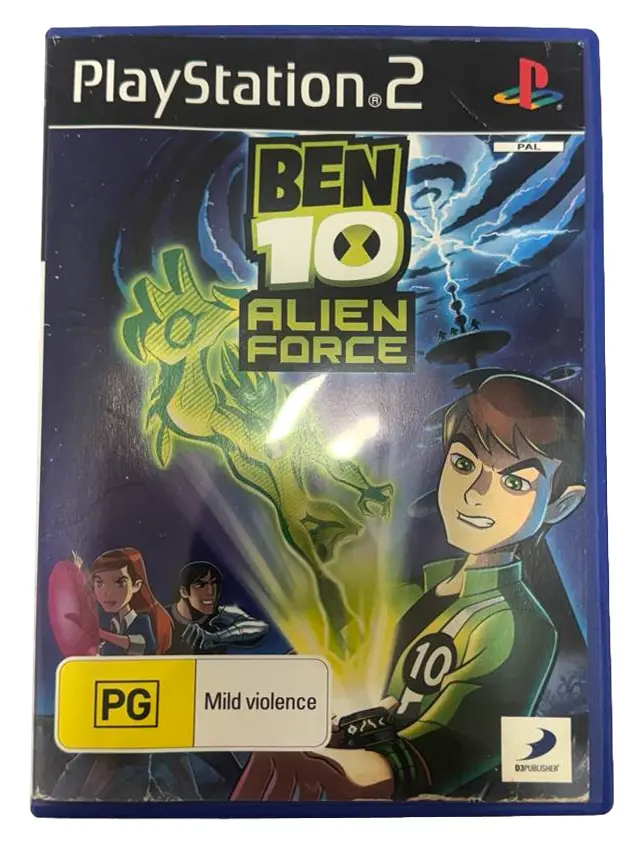 Ben 10 Alien Force Ps2 Pal  *No Manual* (Preowned) 1