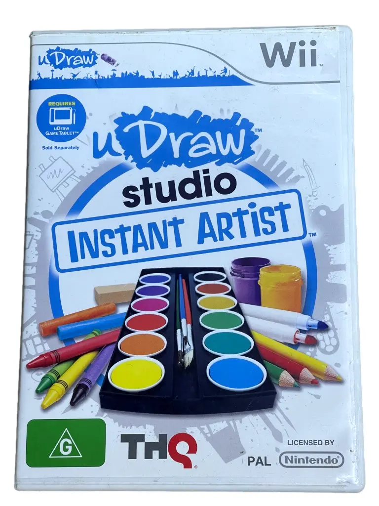 U Draw Studio Instant Artist Nintendo Wii Pal *No Manual* (Preowned) 1