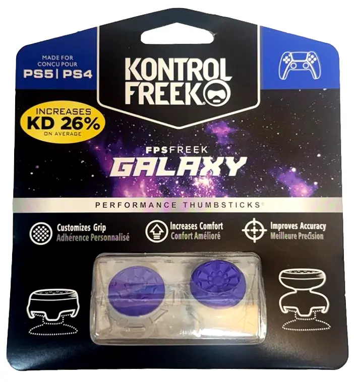 Purple Kontrol Freek Galaxy Thumbsticks Ps4/Ps5 1