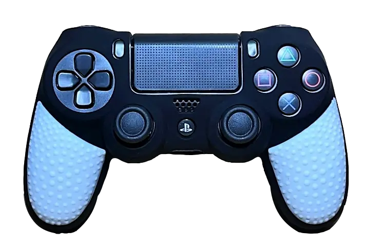Silicone Cover For Ps4 Controller Case Skin  Black/White 1