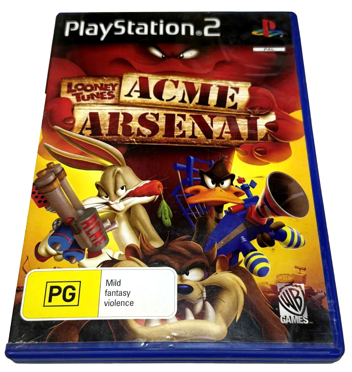 Looney Tunes Acme Arsenal Ps2 Pal *Complete* (Preowned) 1
