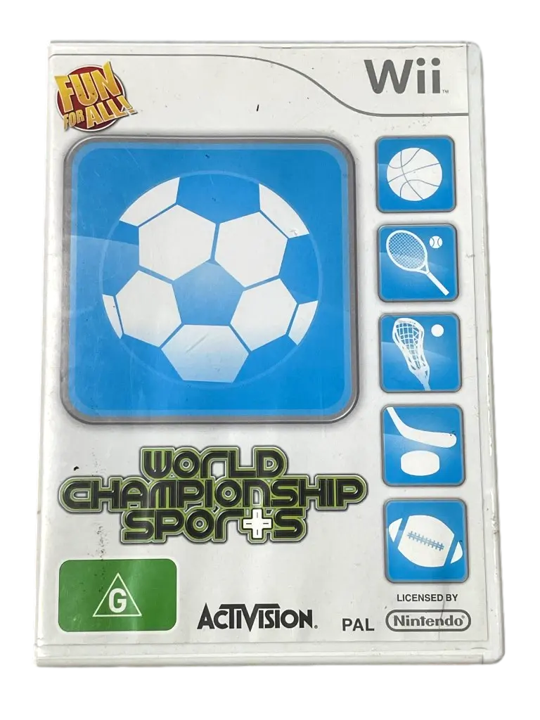 World Championship Sports Nintendo Wii Pal *No Manual* (Preowned) 1