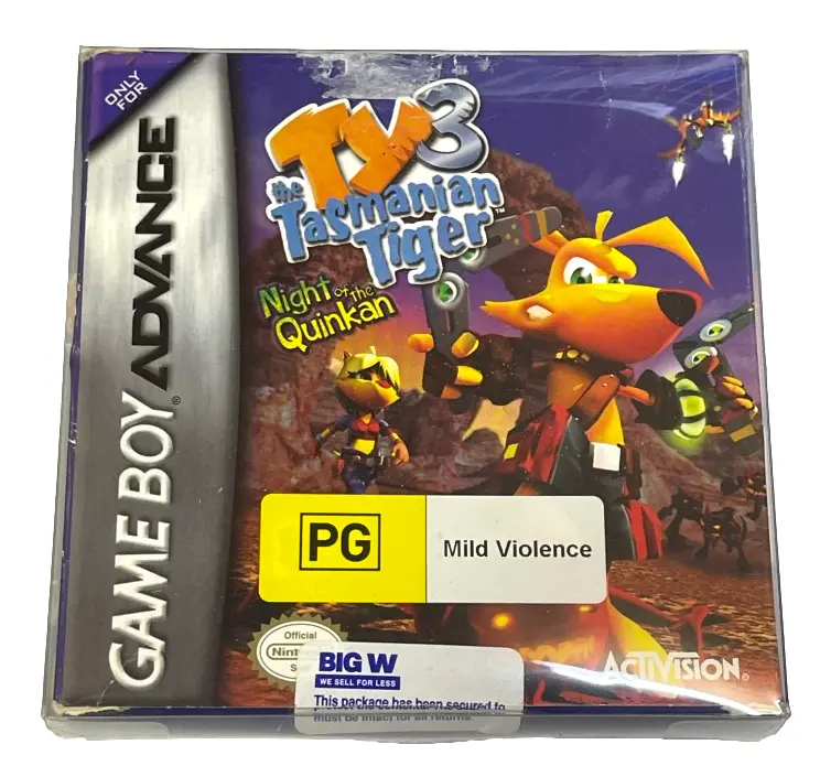 Ty 3 Night Of The Quinkan Nintendo Gameboy Advance Gba *Complete* Boxed (Preowned) 2
