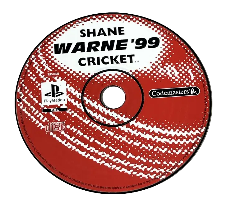 Shane Warne Cricket '99 Ps1 Ps2 Ps3 Pal *Disc Only* (Pre-Owned) 1