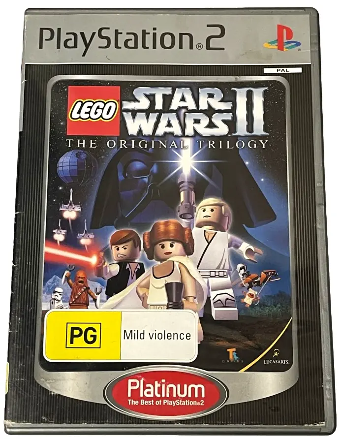Lego Star Wars Ii The Original Trilogy (Platinum) Ps2 Pal *No Manual* (Preowned) 1