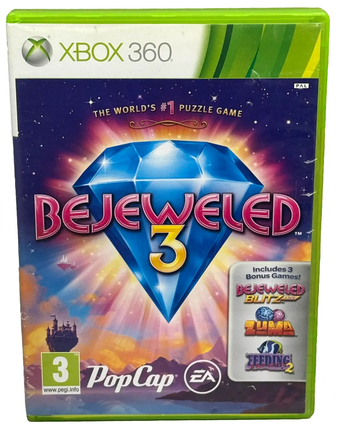 Bejeweled 3 Xbox 360 Pal Xbox360 (Preowned) 1