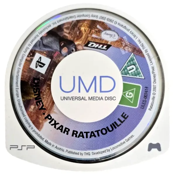 Disney Pixar Ratatouille Sony Psp Game Disc Only (Preowned) 1