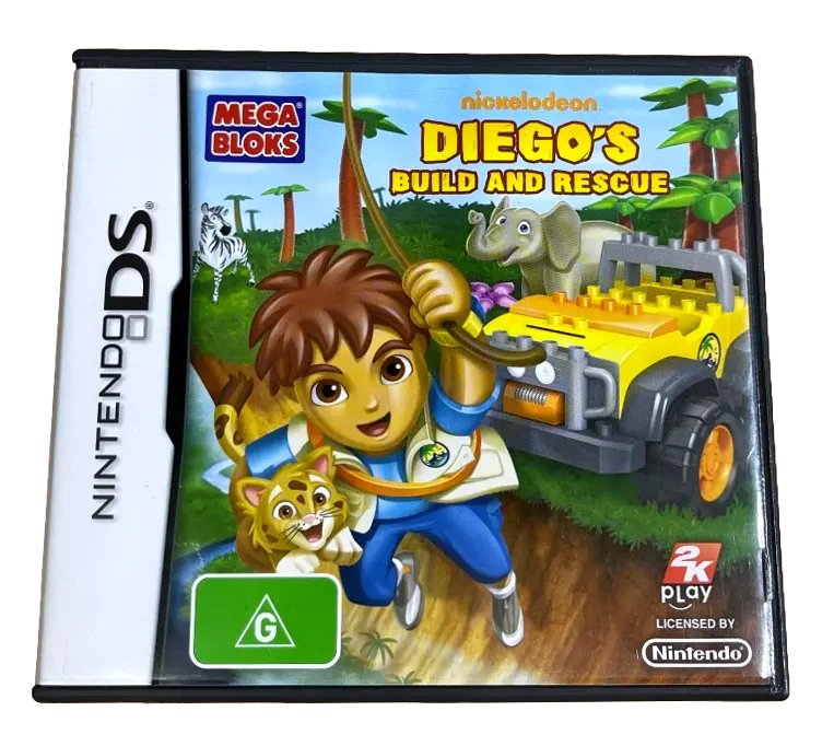 Diego's Build And Rescue Nintendo Ds 3Ds Game *Complete* (Pre-Owned) 1