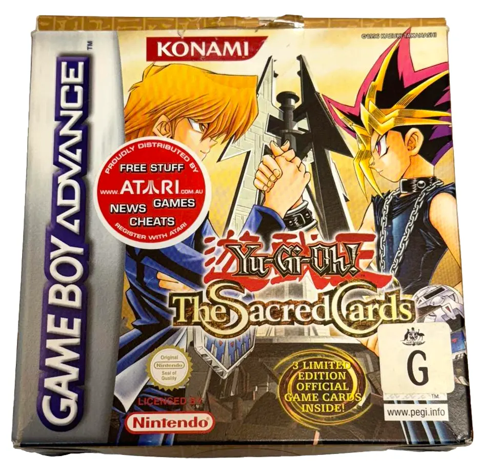 Yu-Gi-Oh The Sacred Cards Nintendo Gameboy Advance Gba *No Manual Or Cards* (Preowned) 1