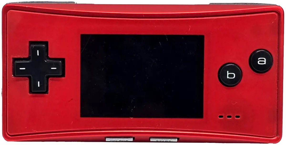 Genuine Red Nintendo Game Boy Micro (Oxy-001) + Usb Charger (Preowned) 1