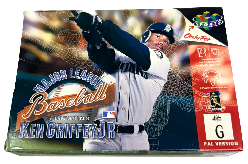 Ken Griffey Jr Baseball Nintendo 64 N64 Boxed Pal *Complete* #1 (Preowned) 1