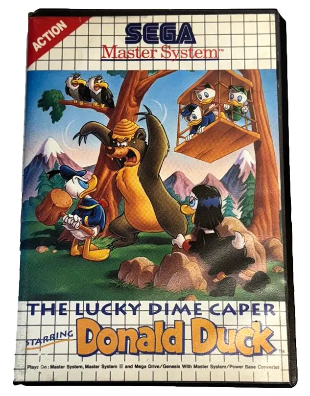 The Lucky Dime Caper Starring Donald Duck Sega Master System *No Manual* (Preowned) 2