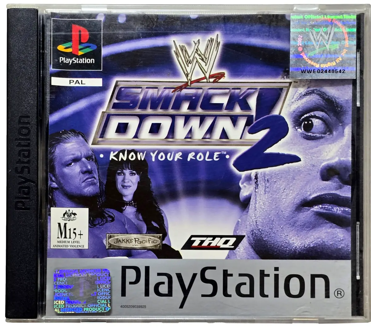 Wwe Smack Down 2 Know Your Role (Platinum) Ps1 Ps2 Ps3 Pal *No Manual* (Preowned) 1