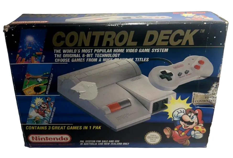 Nes Top Loader Console N64 Boxed With Manual Pal 3 In 1 Game Mario Tetris Soccer (Preowned) 2