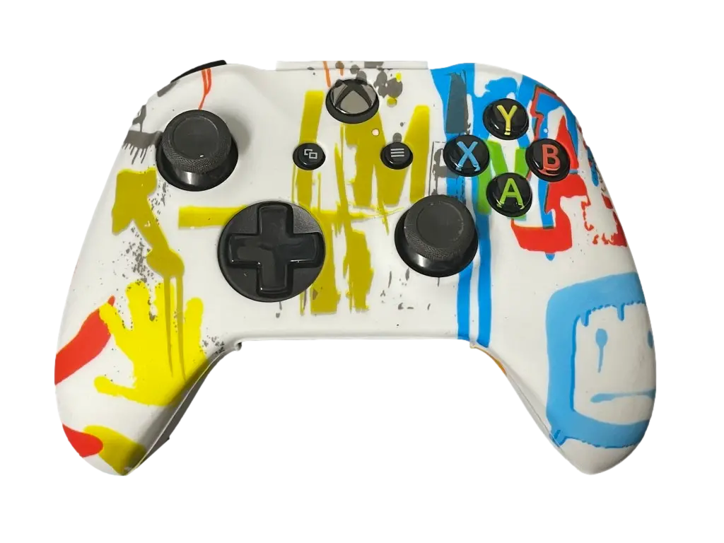 Silicone Cover For Xbox One Controller Skin - Finger Paint 1