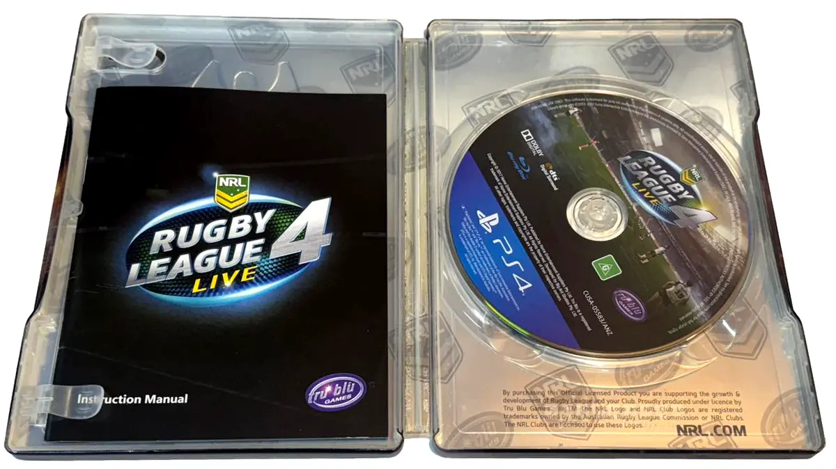 Nrl Rugby League Live 4 Sony Ps4 - Steelbook (Preowned) 2