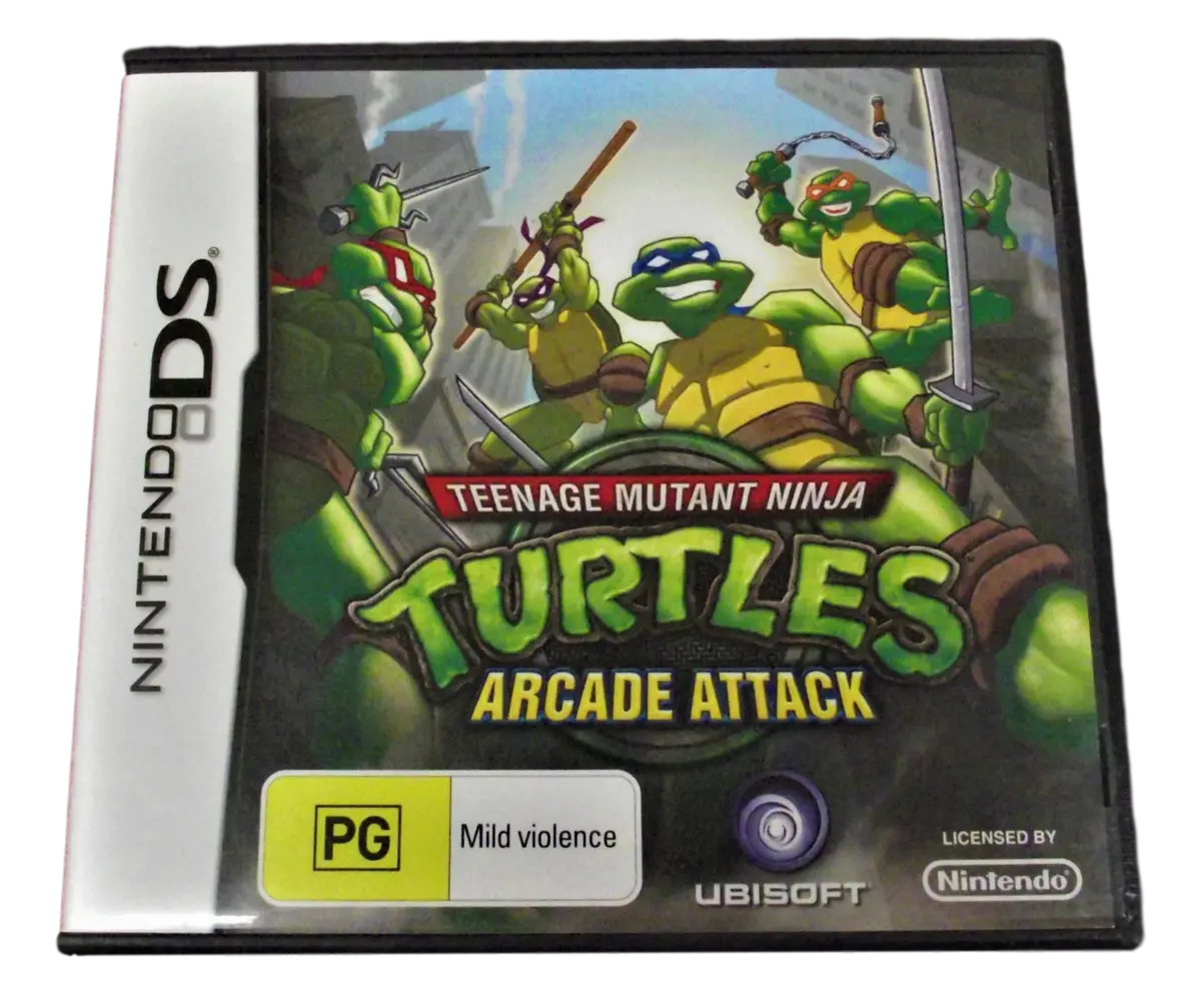 Teenage Mutant Ninja Turtles Arcade Attack Ds Ds 2Ds 3Ds Game *No Manual* (Pre-Owned) 1