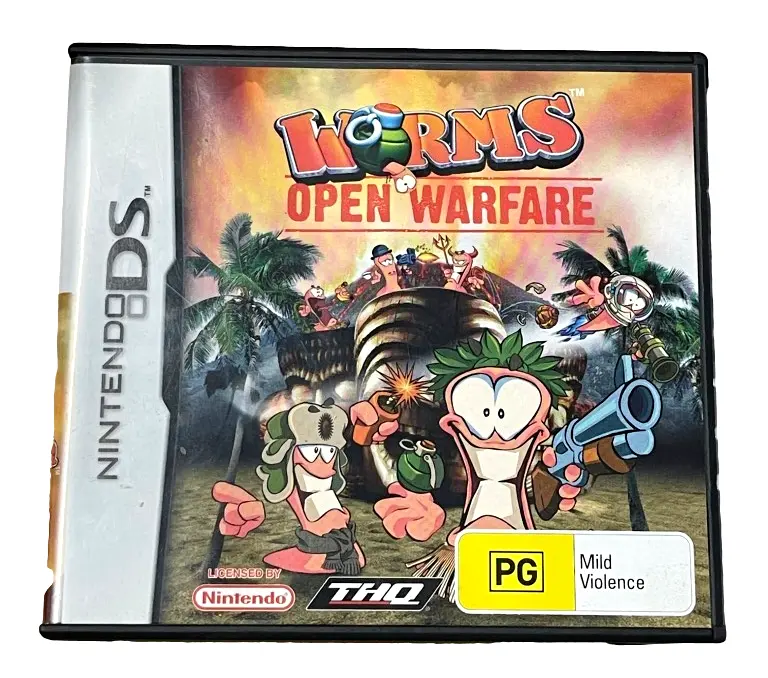Worms Open Warfare Nintendo Ds 2Ds 3Ds Game *No Manual* (Preowned) 1