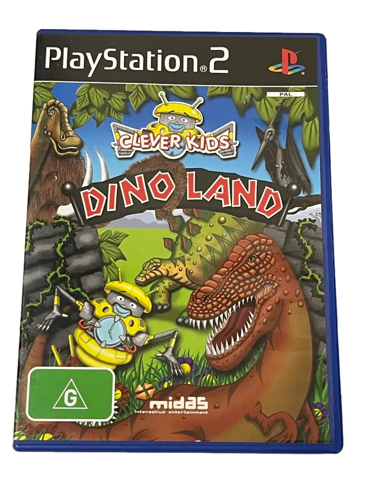 Clever Kids: Dino Land Ps2 Pal *Complete* (Preowned) 1