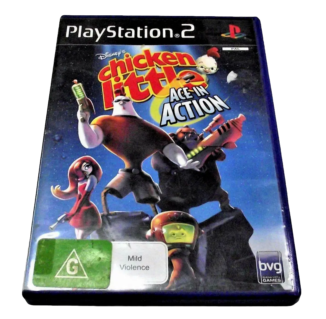 Disney's Chicken Little: Ace In Action Ps2 Pal*No Manual* (Pre-Owned) 1
