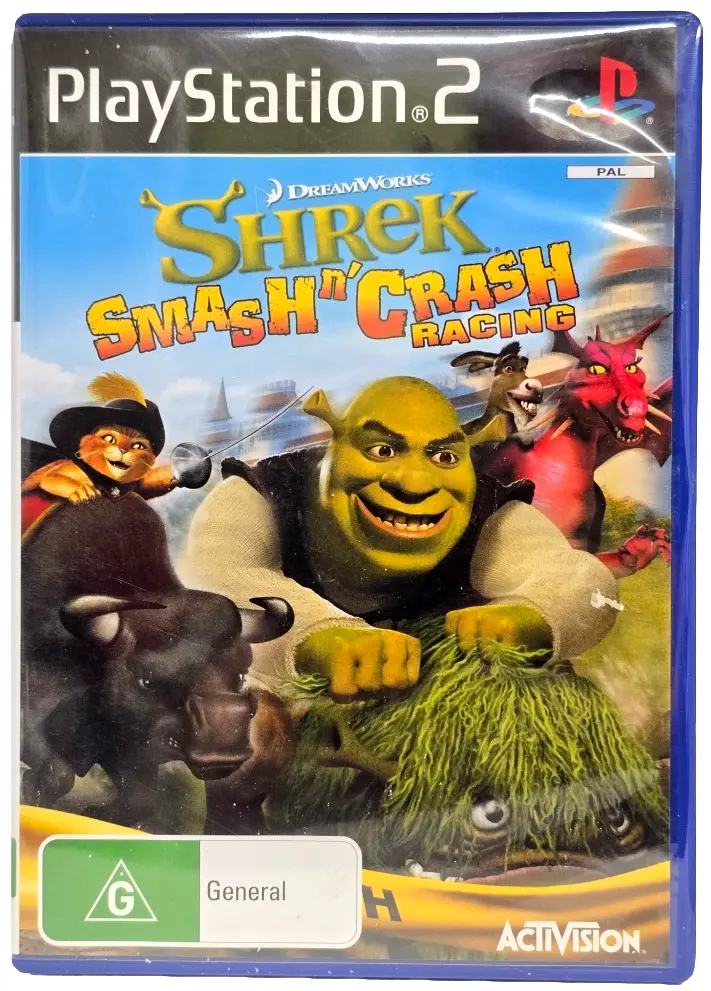 Shrek Smash N' Crash Racing Ps2 Pal *Complete* (Pre-Owned) 1