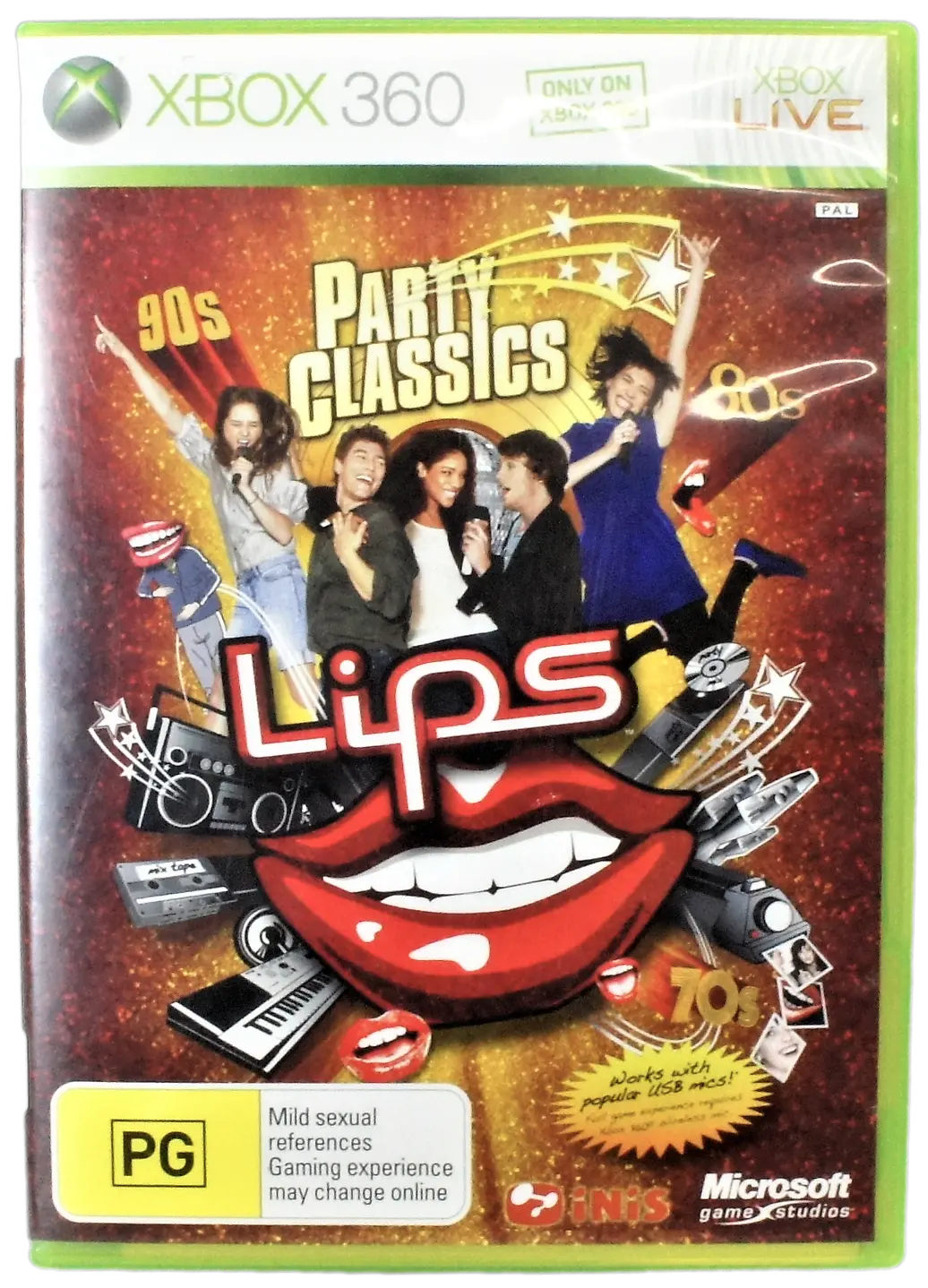 Lips Party Classics Xbox 360 Pal Xbox360 (Pre-Owned) 1