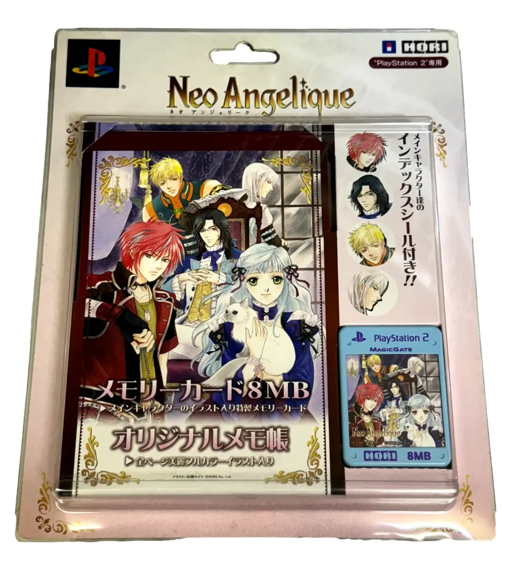 Neo Angelique Hori Magic Gate Ps2 Memory Card Playstation 2 In Packaging (Preowned) 1