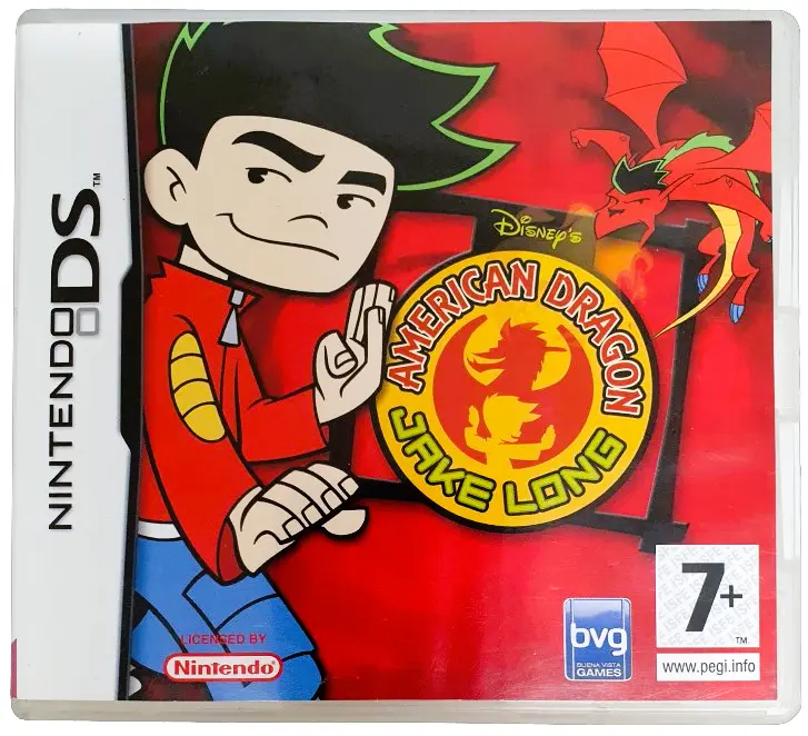 American Dragon Jake Long Nintendo Ds 2Ds 3Ds Game *No Manual* (Preowned) 1