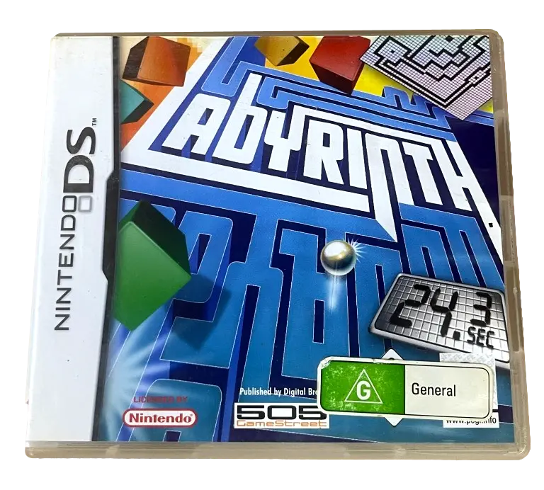 Labyrinth Nintendo Ds 2Ds 3Ds  *Complete* 505 (Pre-Owned) 1