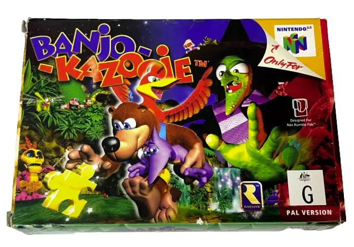 Banjo-Kazooie Nintendo 64 N64 Boxed Pal *Complete* (Preowned) 1