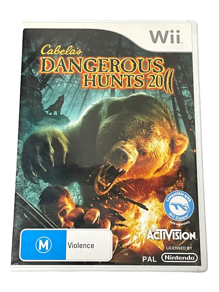 Cabela's Dangerous Hunts 2011 Nintendo Wii Pal *Complete* (Preowned) 1