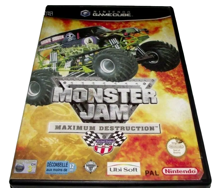 Monster Jam Maximum Destruction Nintendo Gamecube Pal  *No Manual* (Pre-Owned) 1