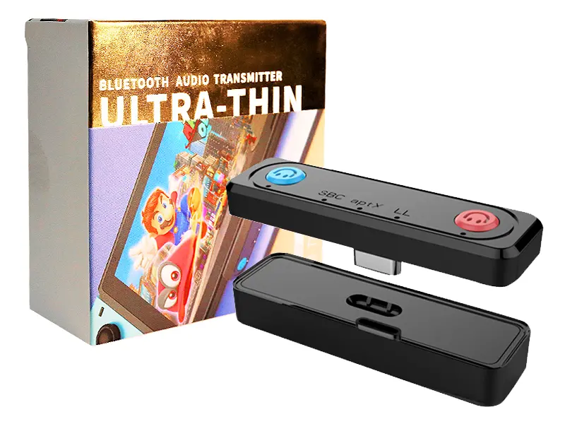 Ultra Thin Bluetooth Audio Transmitter For Nintendo Switch Ps4 Ps5 Pc 1
