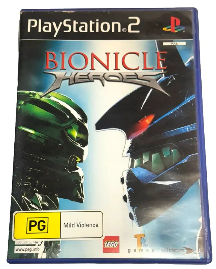 Bionicle Heroes Ps2 Pal *Complete* (Preowned) 1
