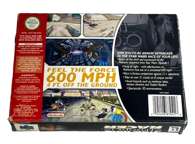 Star Wars Episode 1 Racer Nintendo 64 N64 Boxed Pal *Complete* #2 (Preowned) 2