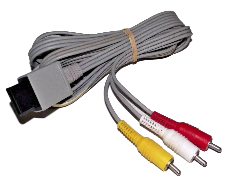 Genuine Nintendo Wii Av Cable Cord Rca (Rvl 009)  Wii U Original (Preowned) 1