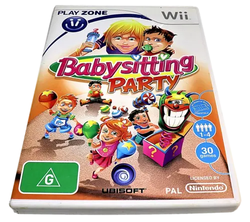 Babysitting Party Nintendo Wii Pal *No Manual* (Pre-Owned) 1