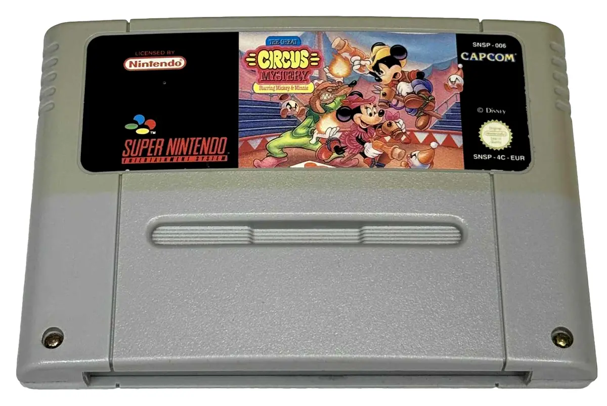 The Great Circus Mystery Starring Mickey & Minnie Super Nintendo Snes Pal (Preowned) 1