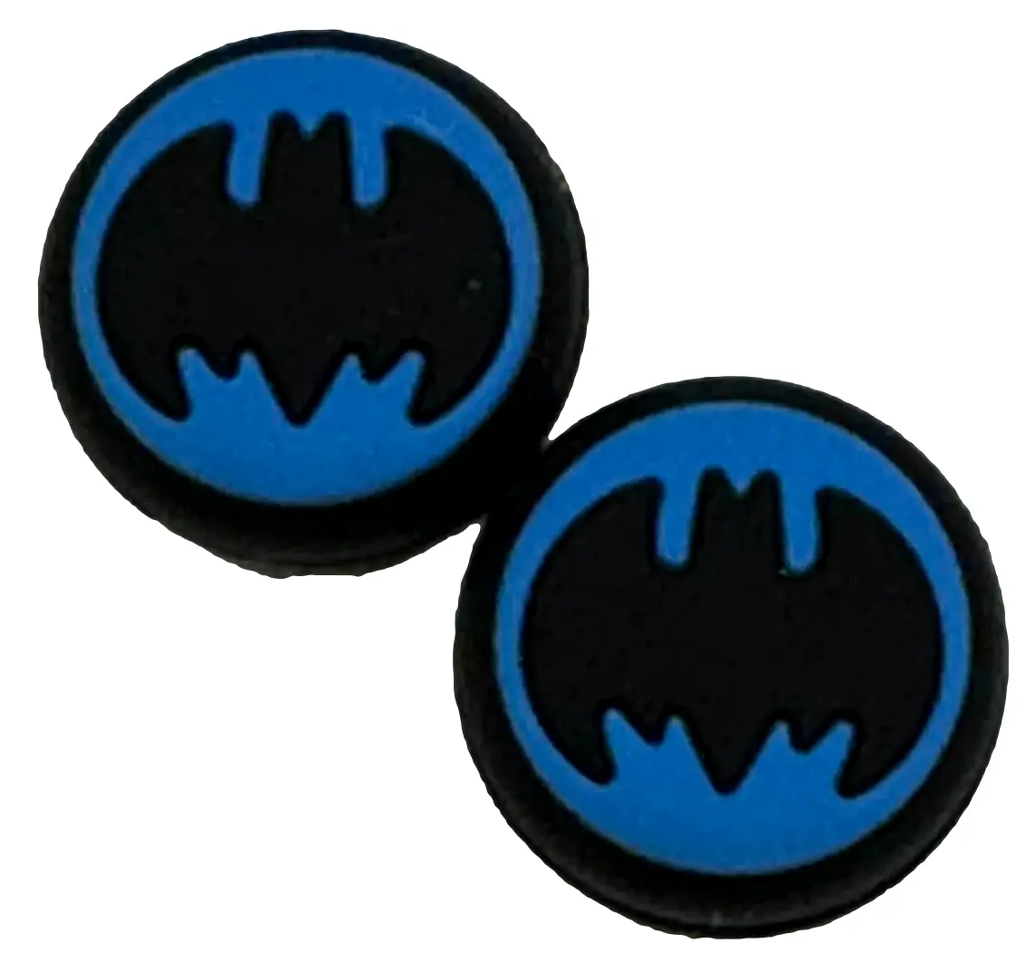 Thumb Grips X 2 For Ps4 Ps5 Xboxone Xbox Series X Toggle Cover Cap  Blue Batman 1
