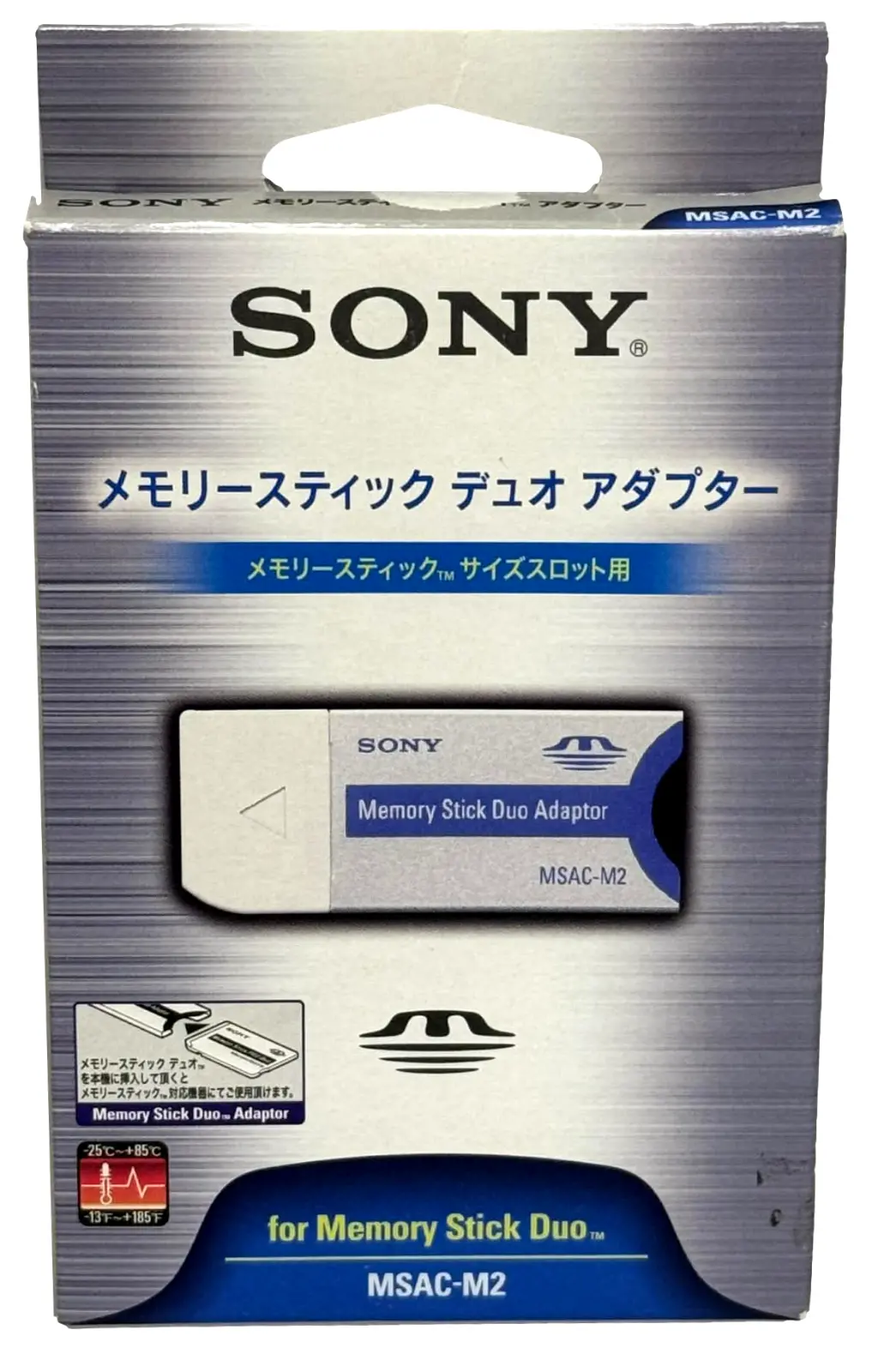 Boxed Msac-M2 Sony  Memory Stick Pro Duo Adapter Memory Card Camera 1