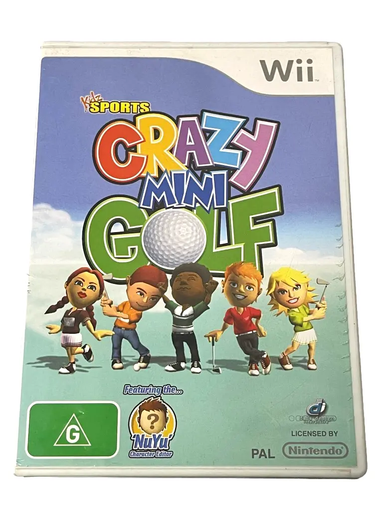 Kidz Sports Crazy Mini Golf Nintendo Wii Pal *Complete* (Preowned) 1