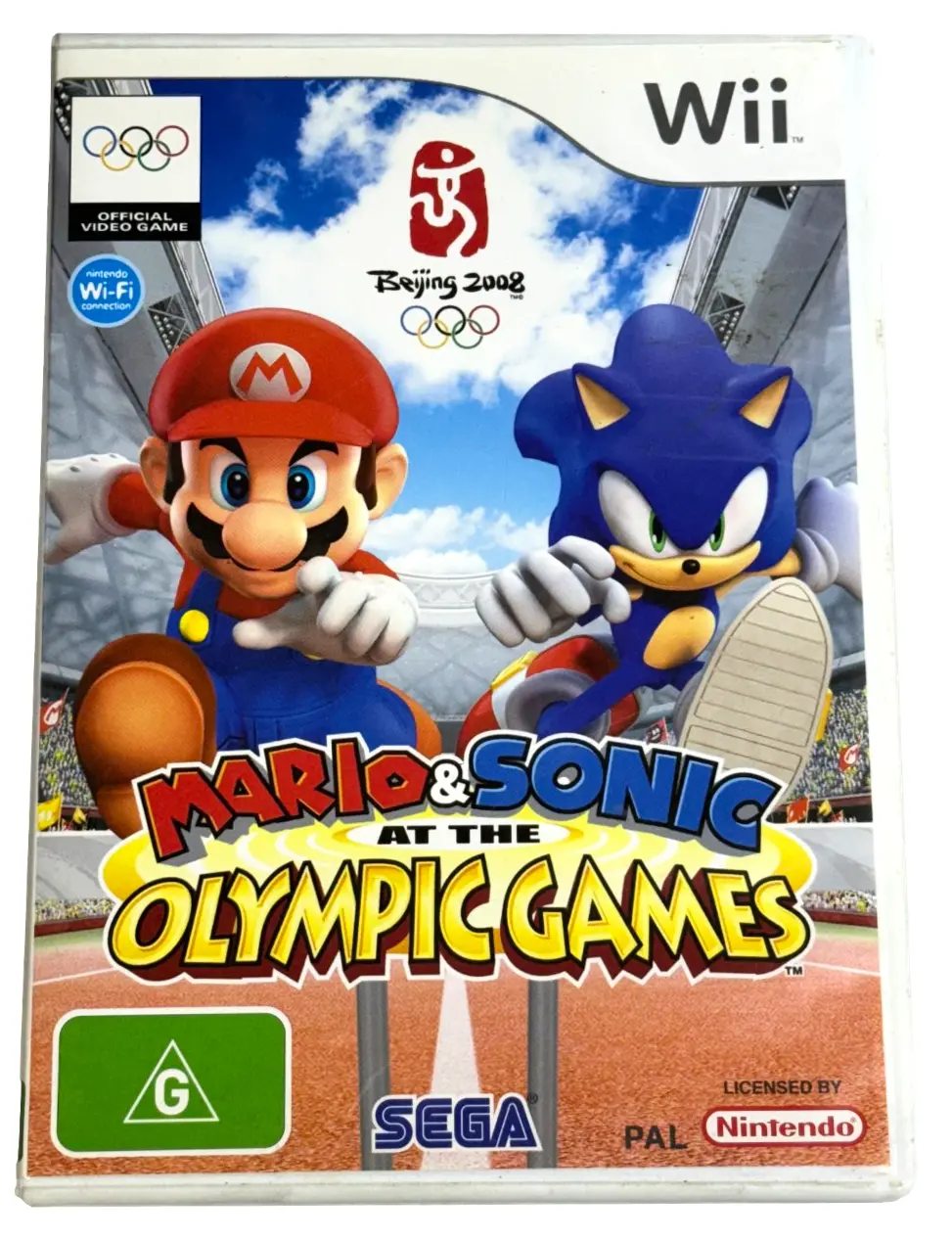 Mario & Sonic At The Olympic Games Nintendo Wii Pal *No Manual*  (Preowned) 1