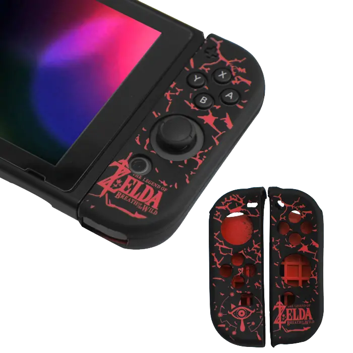 Silicone Cover For Switch Joy Con Controller Skin Case Zelda Red 1