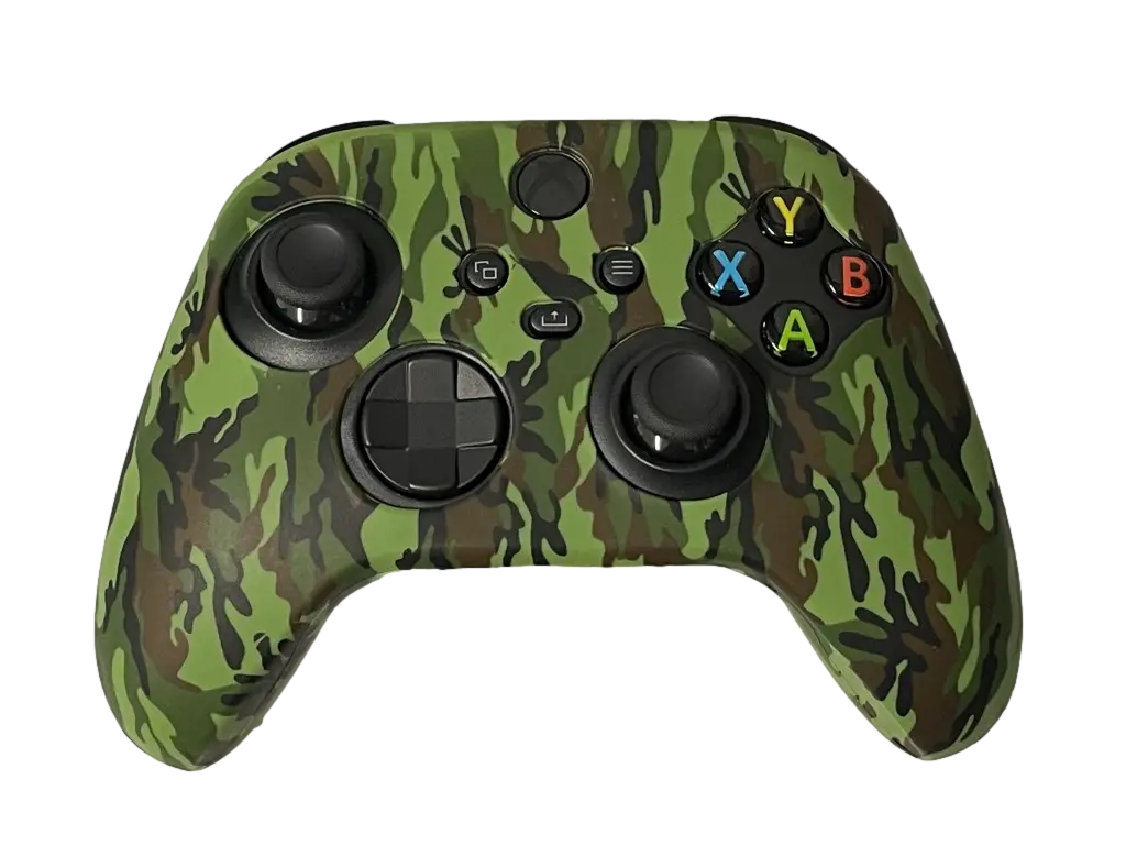 Silicone Cover For Xbox Series X/S Controller Case Skin - Green Camo 1