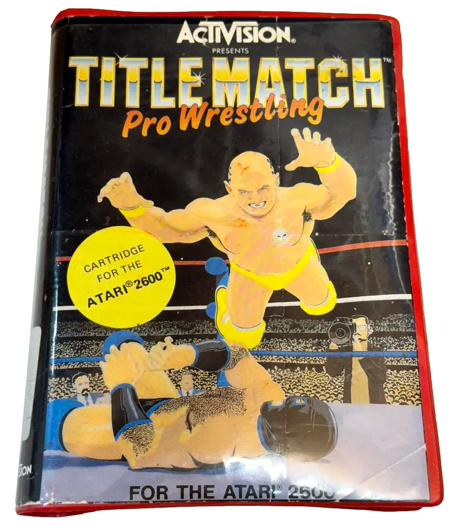 Title Match Pro Wrestling Atari 2600 *Complete* (Preowned) 1