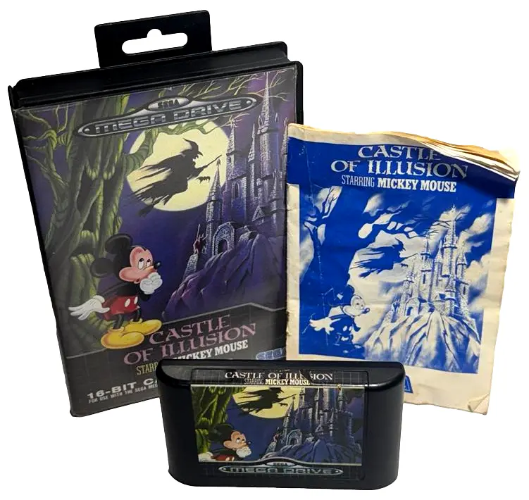 Castle Of Illusion Starring Mickey Mouse Sega Mega Drive *Complete* (Preowned) 1