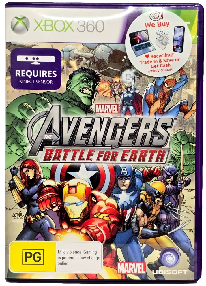Marvel The Avengers Battle For Earth Xbox 360 Pal (Preowned) 1