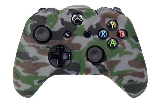 Silicone Cover For Xbox One Controller Skin Case Dark Grey Camo 1